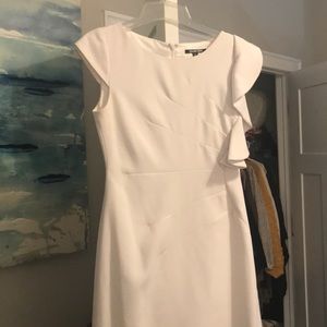 White cocktail dress